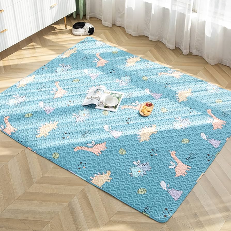 Amazon｜ラグ マット 110*110 カーペット シャギー キルトラグ